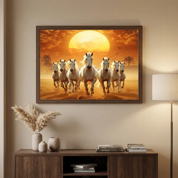 Seven_White_Horses_Sunset_Wall_Art_Print