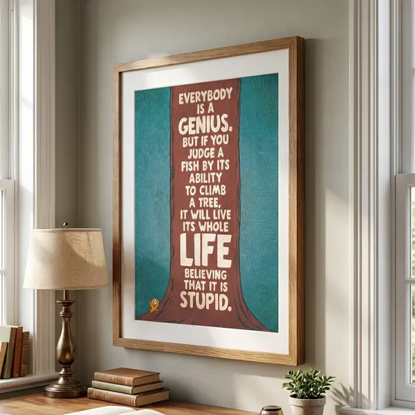 Motivational_Wall_Poster_-_Inspirational_Quote_With_Fish_And_Tree_Design