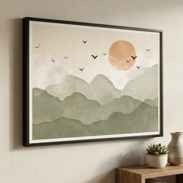 Minimalist_Mountain_Landscape_Art_Print_With_Flying_Birds