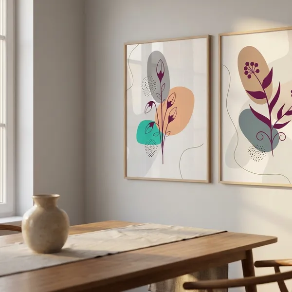 Decorative_Floral_Art_Print_Set_Of_3_-_Modern_Botanical_Wall_Art_With_Abstract_Leaves_And_Flowers