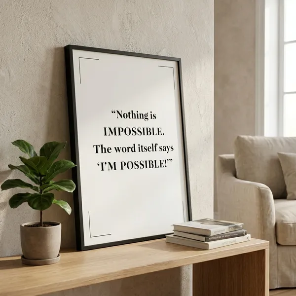Motivational_Quote_Wall_Poster_-_'Nothing_Is_Impossible'_Inspirational_Print