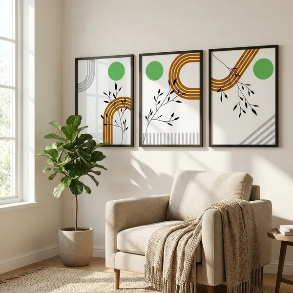 Modern_Abstract_Geometric_Wall_Art_-_Set_Of_3_Framed_Prints_With_Gold_Lines_&_Botanical_Motifs