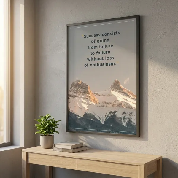 Success_Motivational_Quote_Wall_Art_Print_-_Mountain_Landscape_Inspirational_Poster