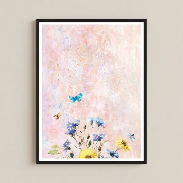Soft_Pastel_Floral_Wall_Art_Print_With_Butterflies_And_Gold_Accents