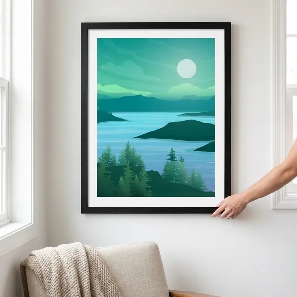 Serene_Lake_Landscape_Wall_Art_Print_-_Teal_Mountain_Scenery_Poster