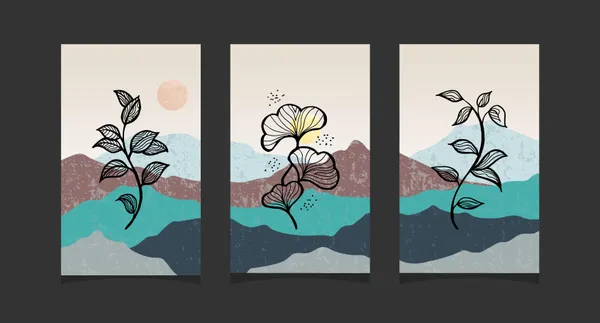 Abstract_Botanical_Wall_Art_Triptych_Set_-_3_Panel_Modern_Canvas_Prints