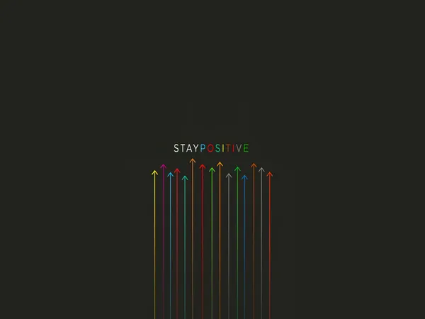 Stay_Positive_Motivational_Wall_Poster_-_Colorful_Arrows_Design