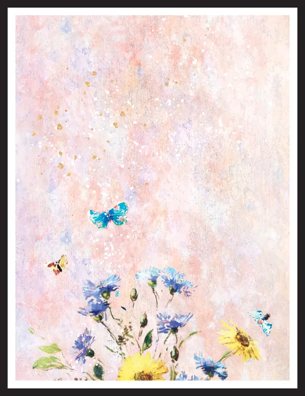 Soft_Pastel_Floral_Wall_Art_Print_With_Butterflies_And_Gold_Accents