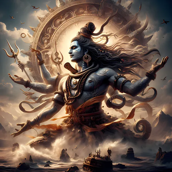 Epic_Fantasy_Deity_Digital_Art_Print_-_Multi-Armed_Divine_Warrior_Illustration