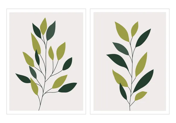 Modern_Botanical_Wall_Art_Set_-_Green_Leaf_Print_Framed_Posters_(Set_Of_2)