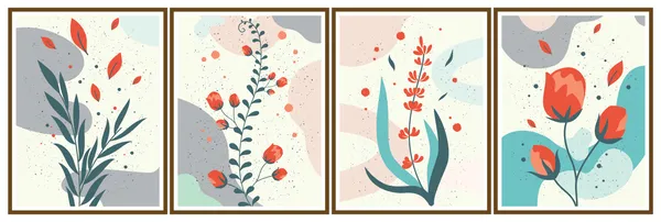 Set_Of_4_Minimalist_Botanical_Wall_Art_Prints_-_Watercolor_Floral_Illustrations_With_Beige_Border