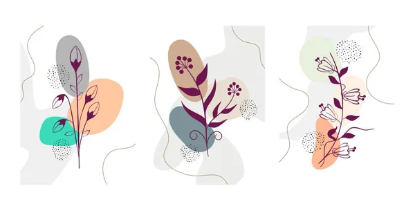 Decorative_Floral_Art_Print_Set_Of_3_-_Modern_Botanical_Wall_Art_With_Abstract_Leaves_And_Flowers