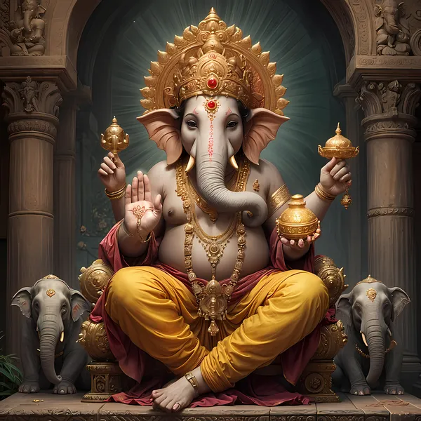Lord_Ganesha_Decorative_Idol_Statue_With_Golden_Crown_And_Ornaments