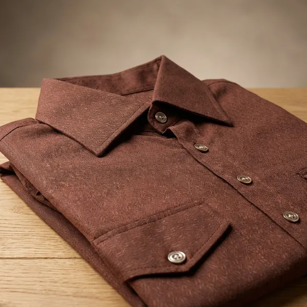 Maroon_Swiss_Cotton_Short_kurta_For_Men