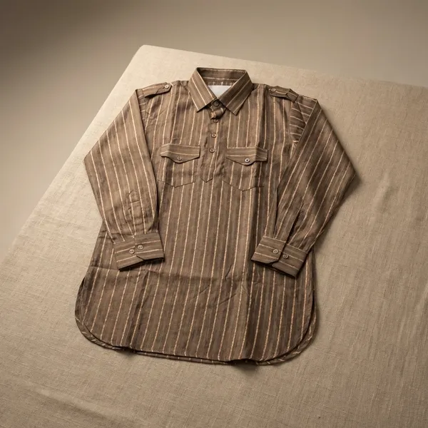 Brown_Swiss_Cotton_Short_kurta_For_Men