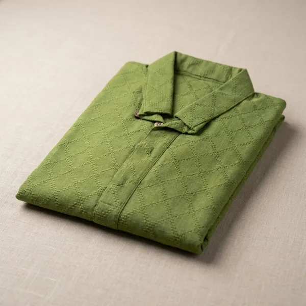Green__Jekcard_Kurta_For_Men