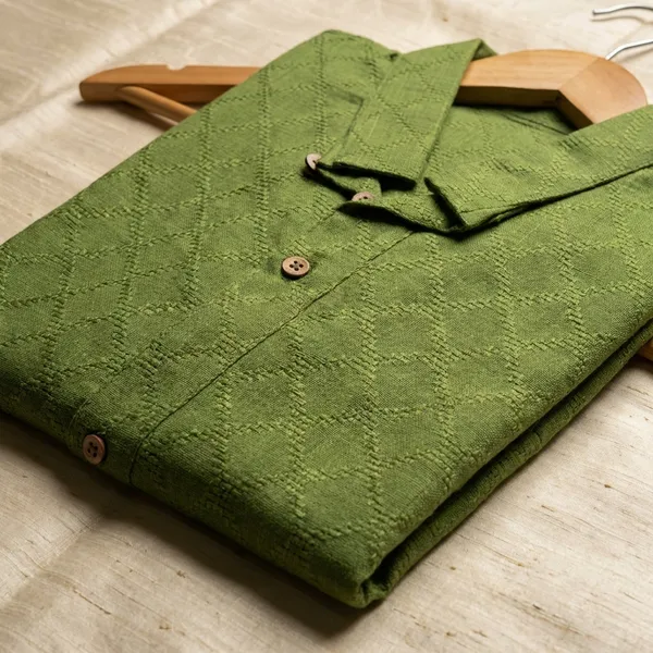 Green__Jekcard_Kurta_For_Men