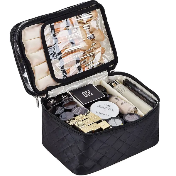 Black_Polyester_Cosmetic_Bag_For_Storing_Cosmetics_And_Toiletries