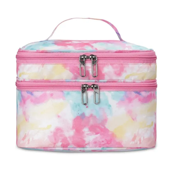 Multicolour_Polyester_Makeup_Bag_For_Storing_Makeup_And_Beauty_Products