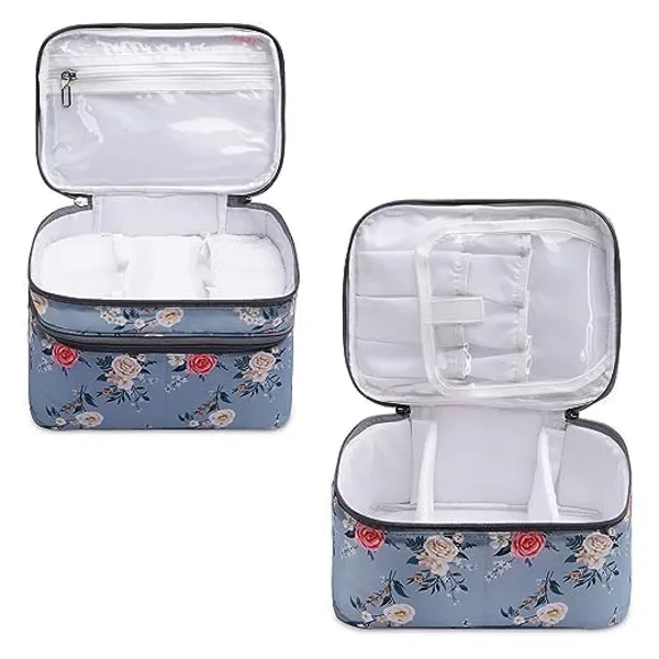 Light_Blue_Nylon_Makeup_Organizer_Pouch_For_Organizing_Makeup_Items