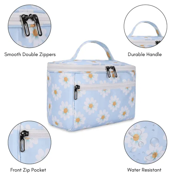 Iceblue_Polyester_Cosmetic_Bag_For_Storing_Cosmetics_And_Toiletries