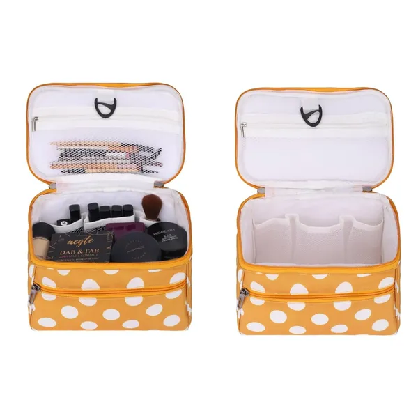 Yellow_Polyester_Packing_Cubes_Set_For_Organizing_Clothes_While_Traveling