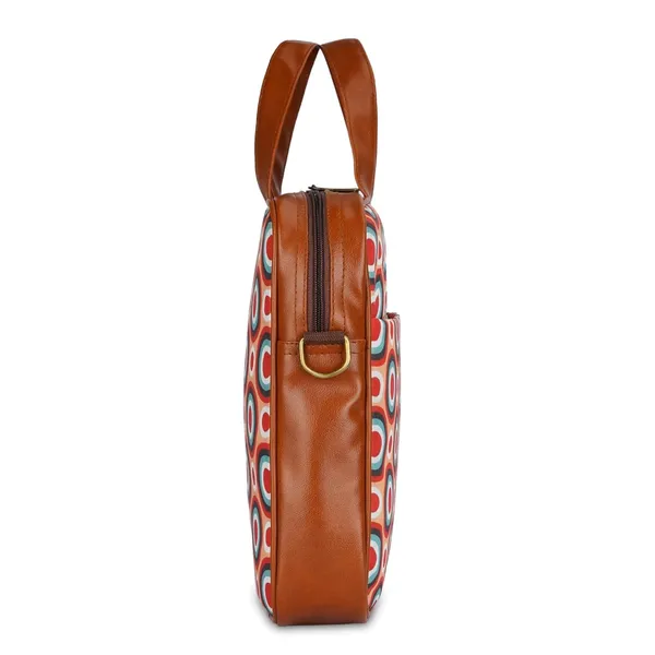 Brown_Nylon_Laptop_Messenger_Bag_For_Carrying_Laptop_And_Documents