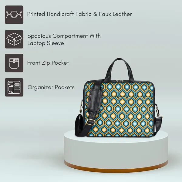 Green_Nylon_Laptop_Messenger_Bag_For_Carrying_Laptop_And_Documents