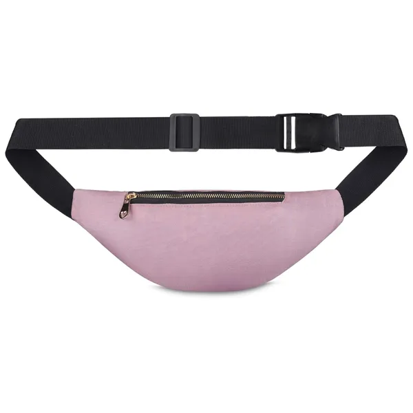 Light_Pink_Polyester_Waist_Bag_For_Carrying_Daily_Essentials
