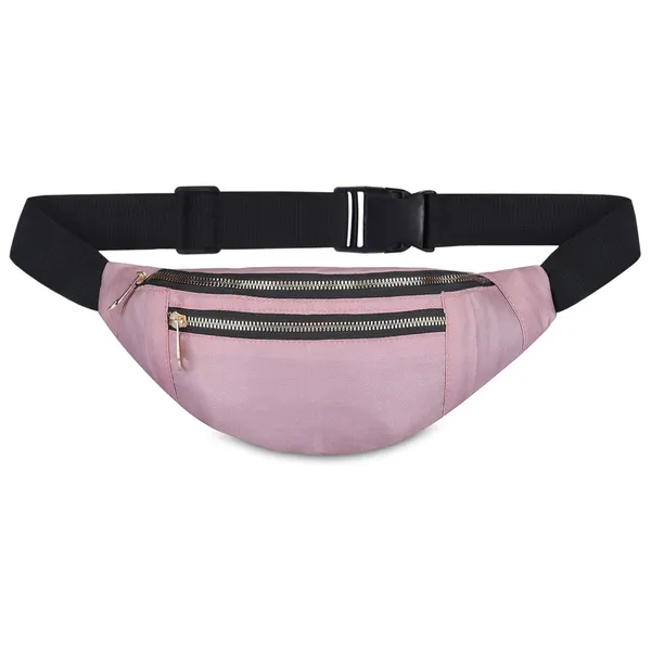 Light_Pink_Polyester_Waist_Bag_For_Carrying_Daily_Essentials