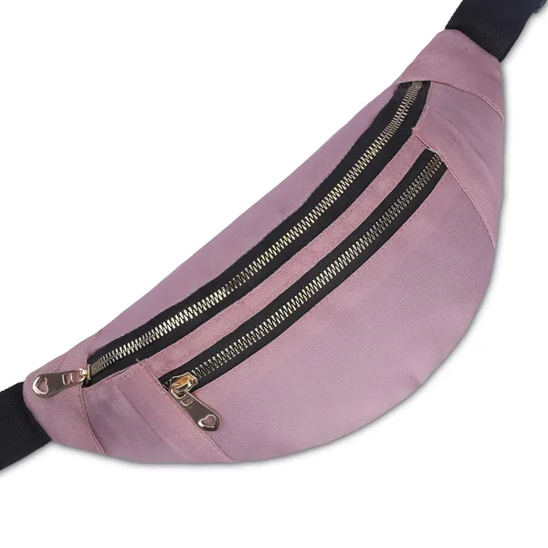 Light_Pink_Polyester_Waist_Bag_For_Carrying_Daily_Essentials