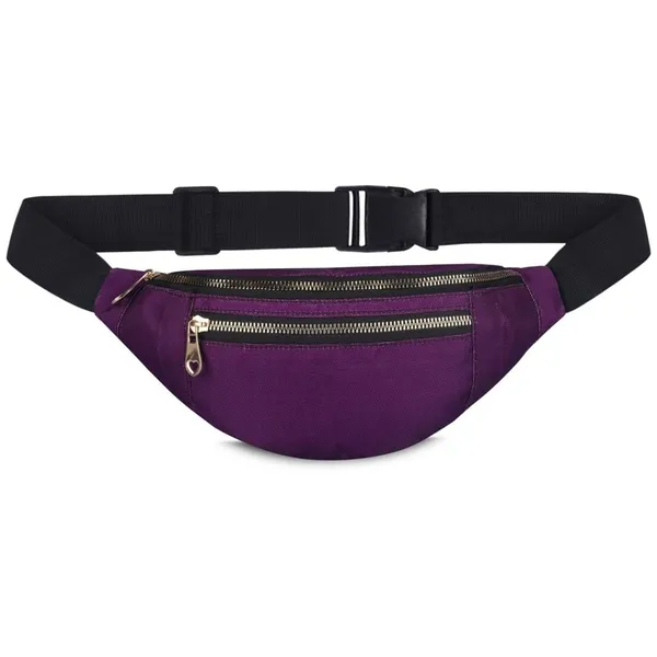 Purple_Polyester_Waist_Bag_For_Carrying_Daily_Essentials