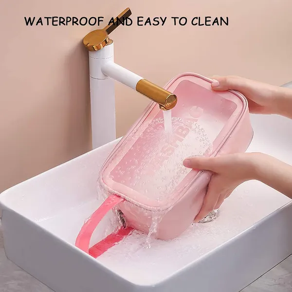 Pink_Pvc_Toiletry_Bag_For_Carrying_Toiletries_And_Travel_Essentials_Pack_Of_3