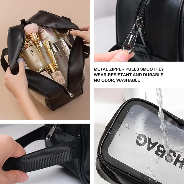 Black_Pvc_Toiletry_Bag_Set_For_Organizing_Toiletries_And_Travel_Items_Pack_Of_3