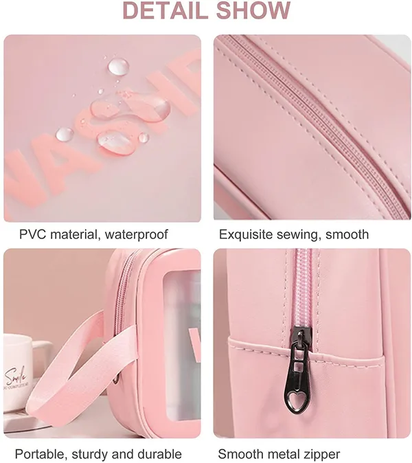 Pink_Nylon_Travel_Toiletry_Bag_For_Carrying_Toiletries_For_Travel_Pack_Of_2