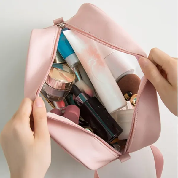 Pink_Nylon_Travel_Toiletry_Bag_For_Carrying_Toiletries_For_Travel_Pack_Of_2