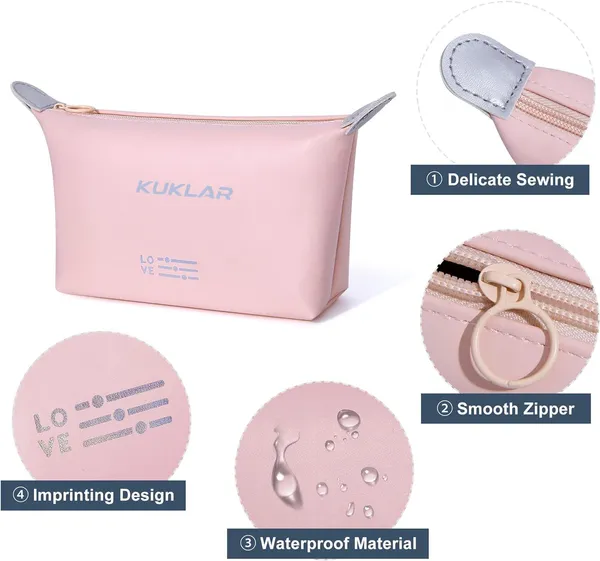 Pink_Polyester_Toiletry_Pouch_For_Storing_Small_Toiletries_Pack_Of_2