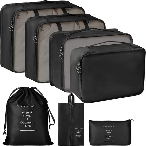 Black_Nylon_Packing_Cubes_Set_For_Organizing_Travel_Clothes_And_Accessories_Pack_Of_7