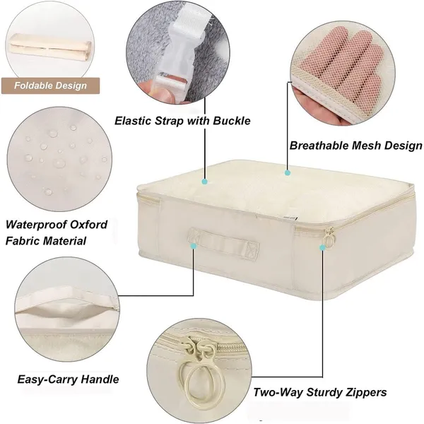 Beige_Nylon_Packing_Cubes_Set_For_Travel_Clothes_Organization_Pack_Of_7