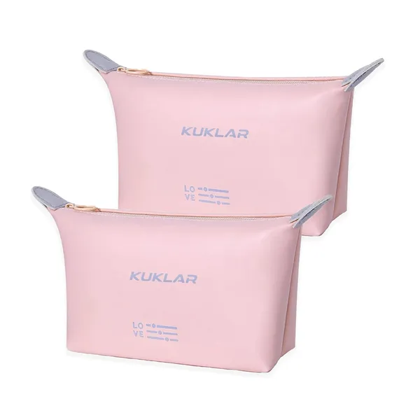 Pink_Polyester_Toiletry_Pouch_For_Storing_Small_Toiletries_Pack_Of_2