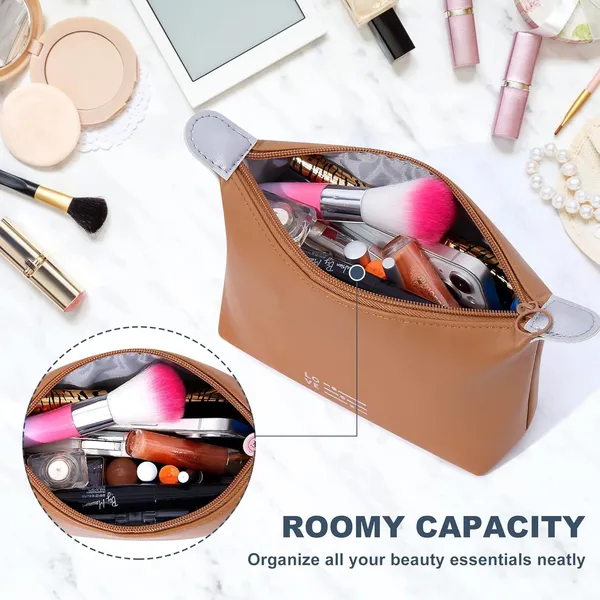 Brown_Polyester_Toiletry_Pouch_For_Storing_Small_Toiletries_Pack_Of_2
