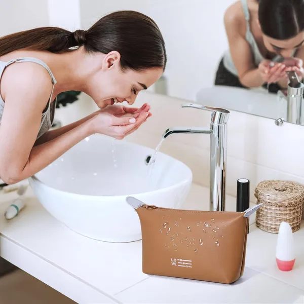 Brown_Polyester_Toiletry_Pouch_For_Storing_Small_Toiletries_Pack_Of_2
