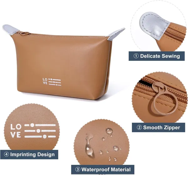 Brown_Polyester_Toiletry_Pouch_For_Storing_Small_Toiletries_Pack_Of_2