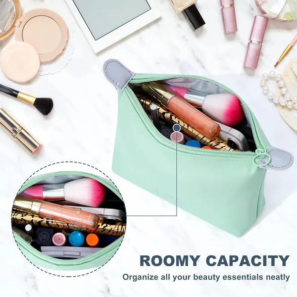 Light_Green_Polyester_Toiletry_Pouch_For_Storing_Small_Toiletries_Pack_Of_2