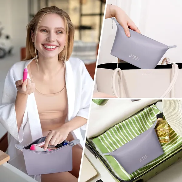 White_Polyester_Toiletry_Pouch_For_Storing_Small_Toiletries_Pack_Of_2