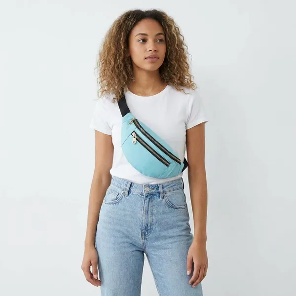 Skyblue_Polyester_Waist_Bag_For_Carrying_Daily_Essentials