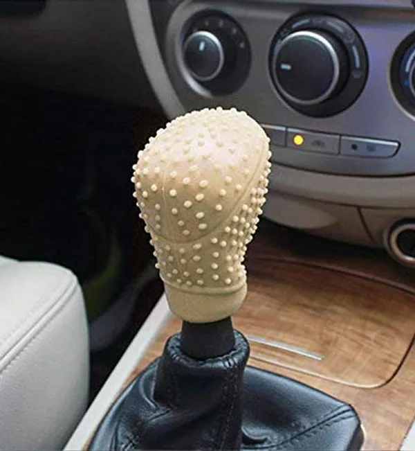 Beige_Silicone_Gear_Knob_Cover