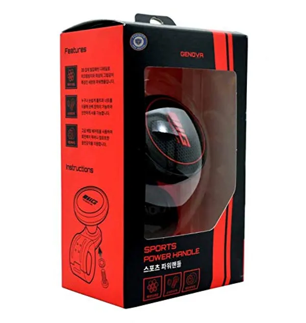 Redstrip_Abs_Plastic_Metal_Steering_Wheel_Knob