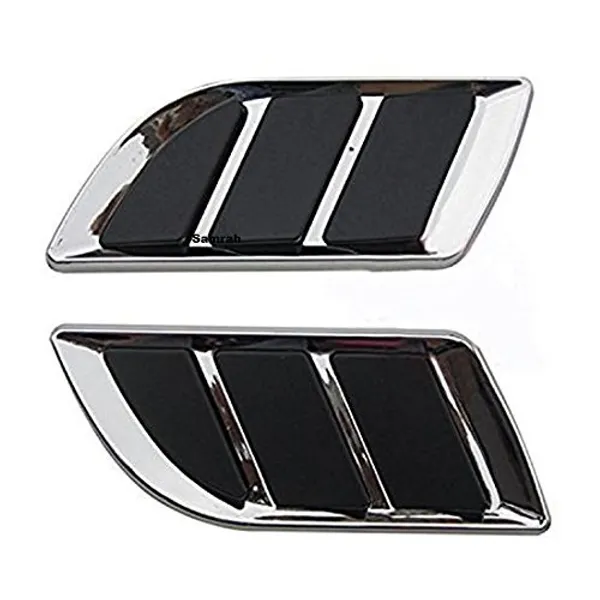 Black_Abs_Plastic_Glass_Air_Vent_Sticker_Pack_Of_2