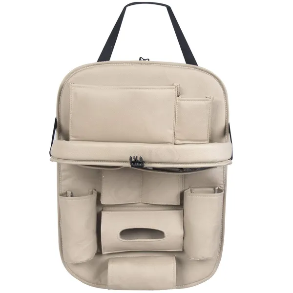 Beige_Faux_Leather_Seat_Organizer